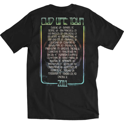 Kid Cudi Colors 2011 Tour Slim Fit T-shirt Back