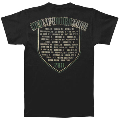 Kid Cudi Shades 2011 Tour Slim Fit T-shirt Back