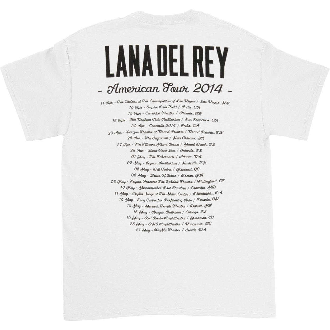 Bee 2014 Tour T-shirt