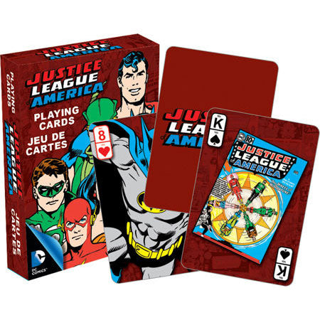 Justice League Of America Retro Playing Cards