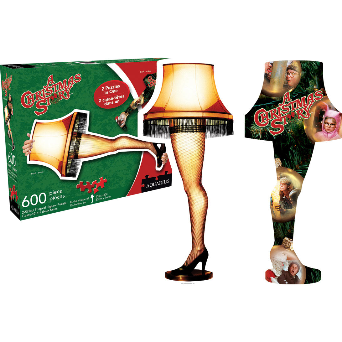 A Christmas Story Leg Lamp And Collage Puzzle
