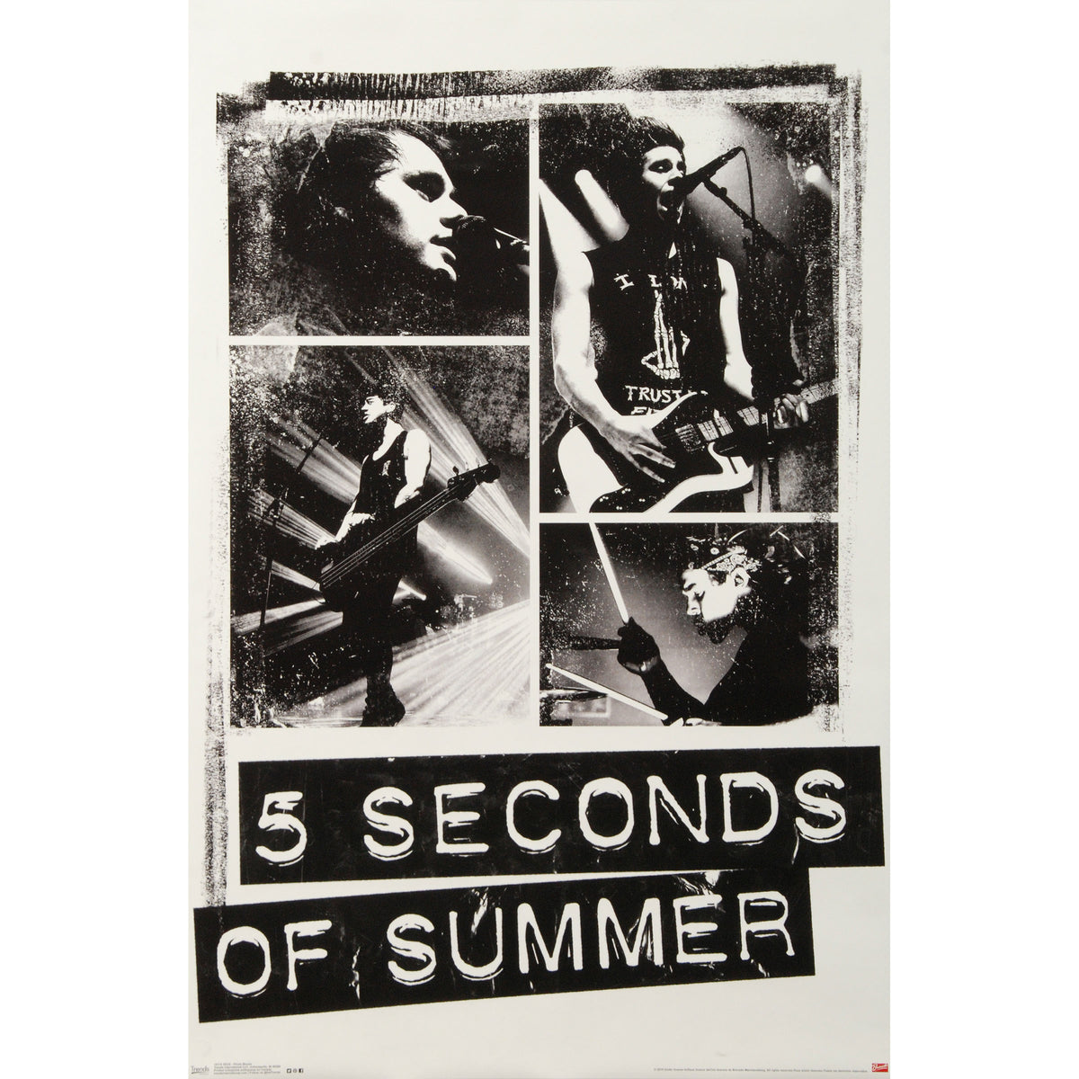 5 Seconds Of Summer Photo Blocks Domestic Poster Front