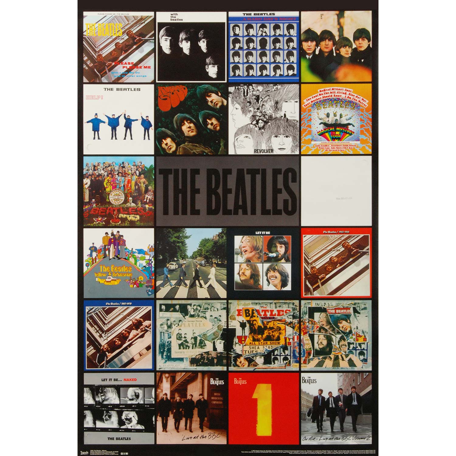 Beatles Albums Domestic Poster