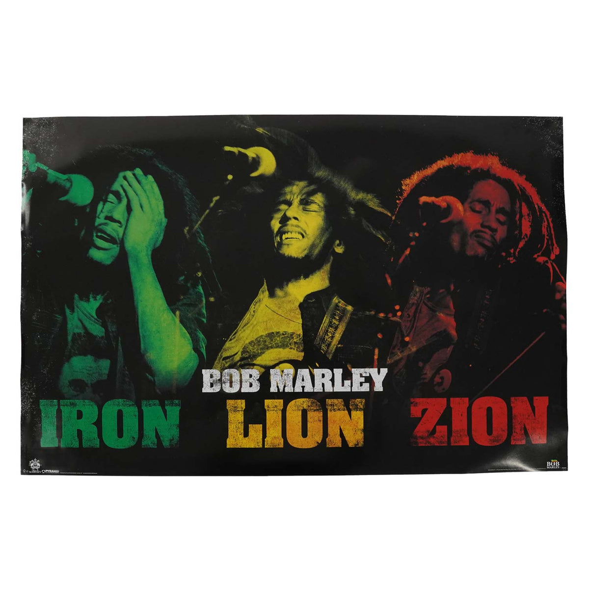 Bob Marley Iron Lion Zion Domestic Poster Front