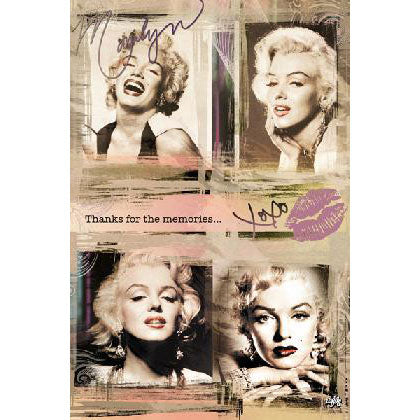 Marilyn Monroe Thanks For The Memories Domestic Poster