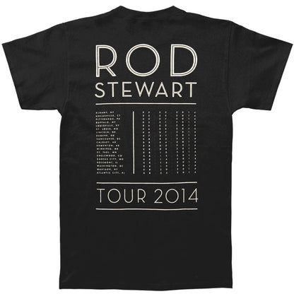 Rod Stewart Stripes 2014 Tour T-shirt Back