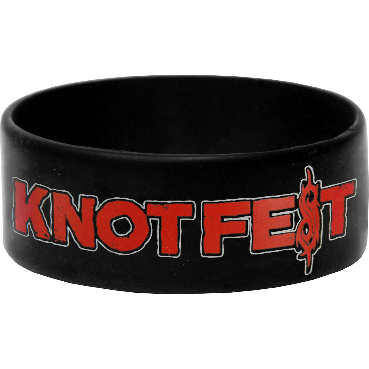 Slipknot Knotfest Rubber Bracelet Front