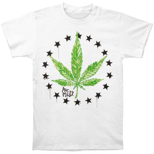 Mac Miller Star Circle Pot Mens Soft T Slim Fit T-shirt Front