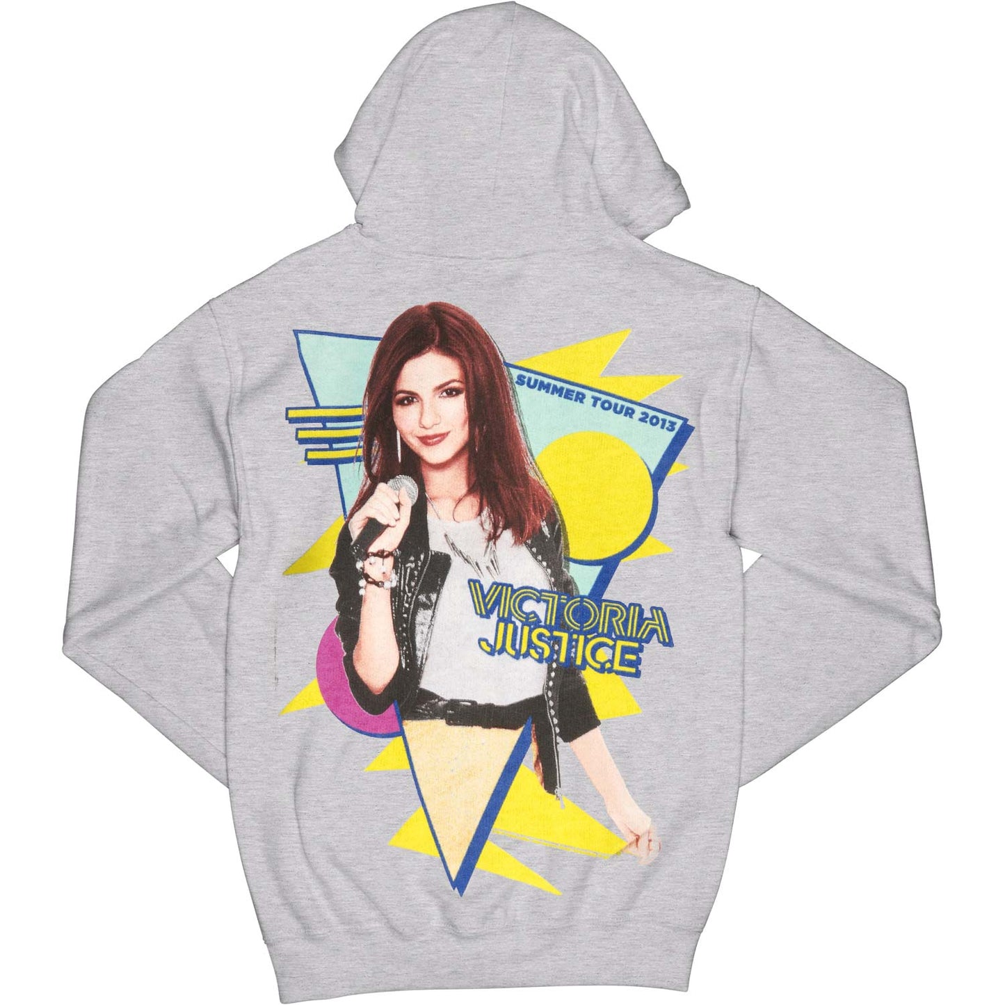 Victoria Justice 80's Girls Jr Hooded Sweatshirt