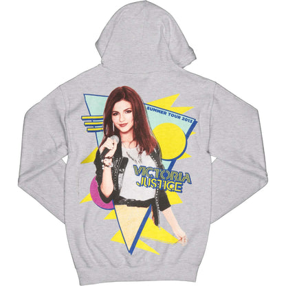 Victoria Justice 80's Girls Jr Hooded Sweatshirt