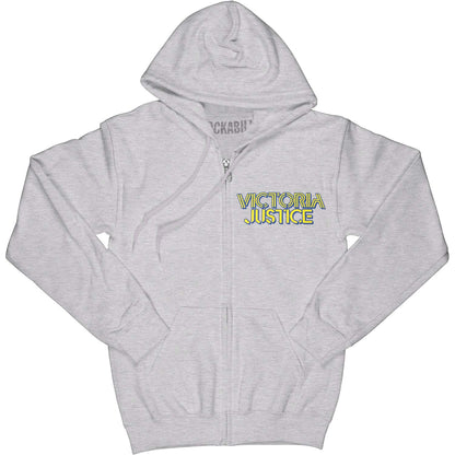 Victoria Justice 80's Girls Jr Hooded Sweatshirt