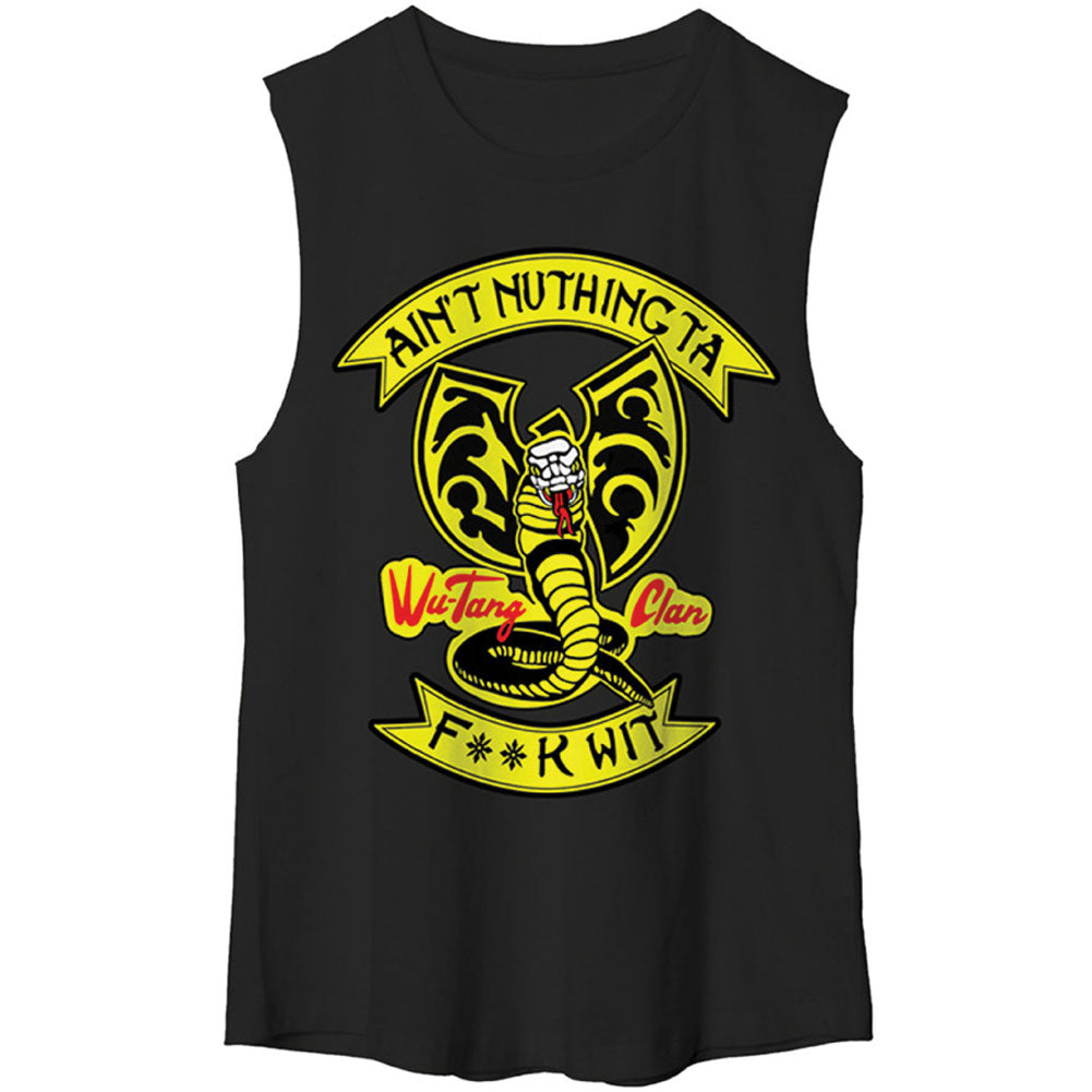 Wu Tang Clan Ain't Nothing Ta Jr Muscle T Womens Tank Front