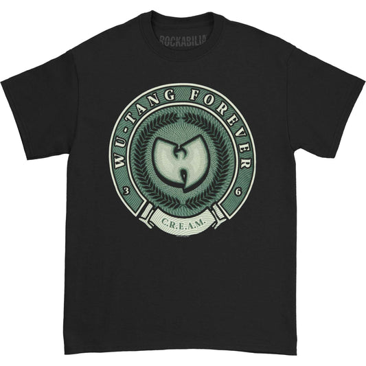 Wu Tang Clan Money Shield Logo Regular Mens T T-shirt Front