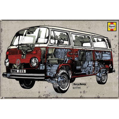 Volkswagen VW Camper Domestic Poster