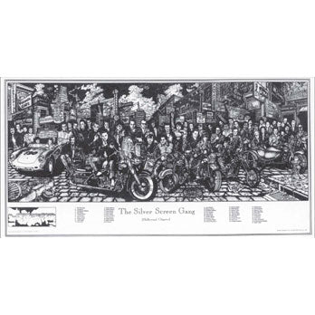 Howard Teman Screen Gang Domestic Poster