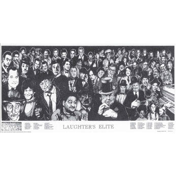 Howard Teman Laughter's Elite Domestic Poster