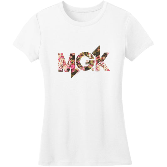 Machine Gun Kelly (Music) Floral Soft Junior Top Front