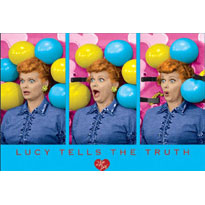 I Love Lucy Balloons Domestic Poster