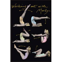 Marilyn Monroe Working Out Domestic Poster