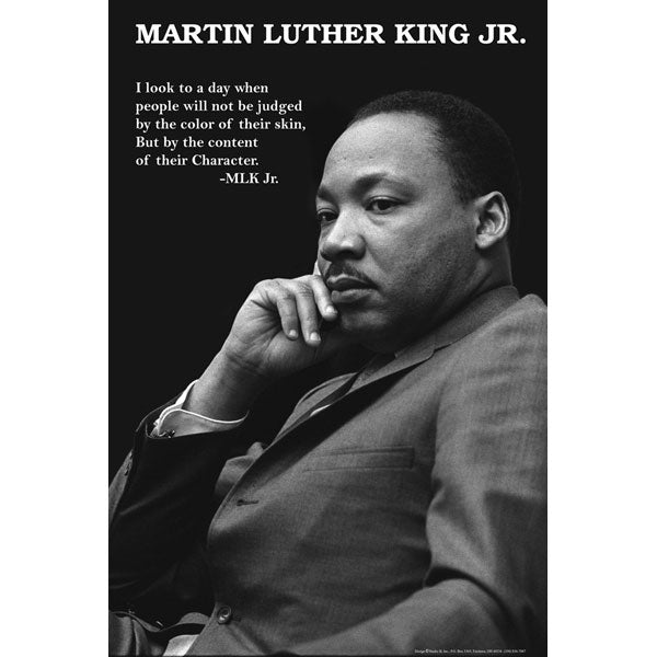 Martin Luther King Character Domestic Poster