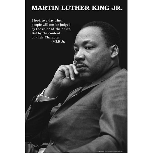 Martin Luther King Character Domestic Poster