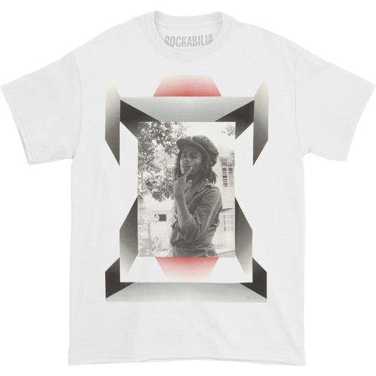 Bob Marley Glass Portrait T-shirt Front