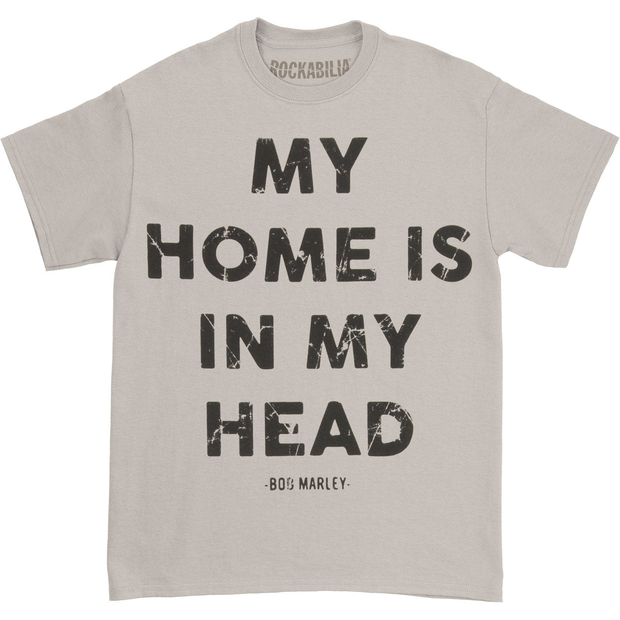 Bob Marley Home Is In My Head T-shirt Front
