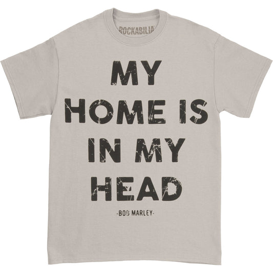 Bob Marley Home Is In My Head T-shirt Front