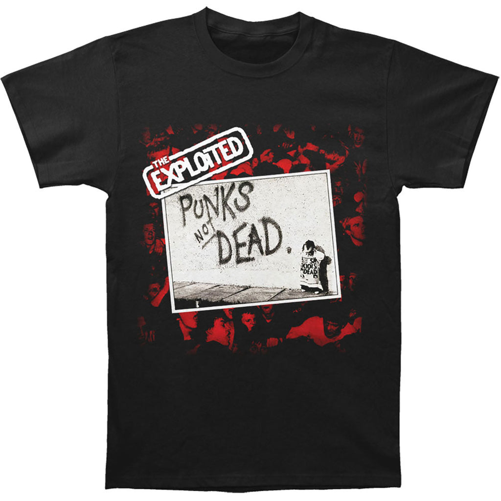 Expl0ited Merch Exploited Punk's Not Dead T-shirt | Exploited Merch Store
