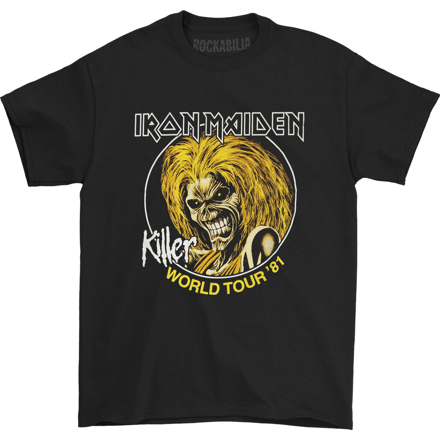 Iron Maiden Killer World Tour 81 T-shirt Front