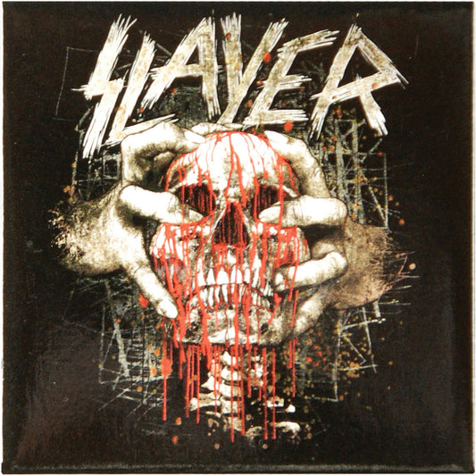 Slayer Skull Clench Magnet Front