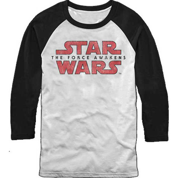 Star Wars Logo Baseball Jersey Front