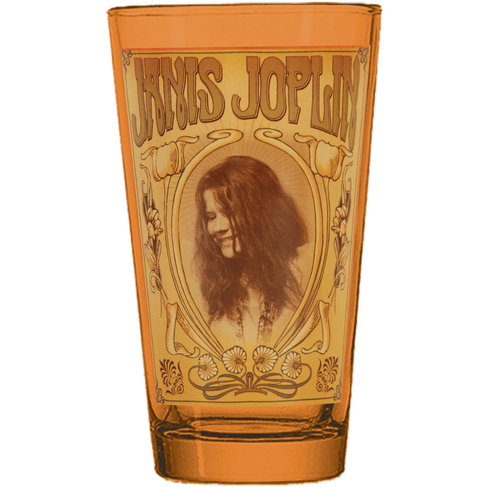 Janis Joplin Janis Pint Glass Front