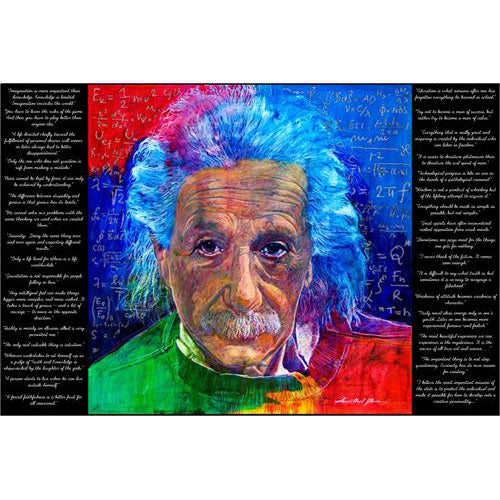Albert Einstein As Quoted By Einstein Domestic Poster