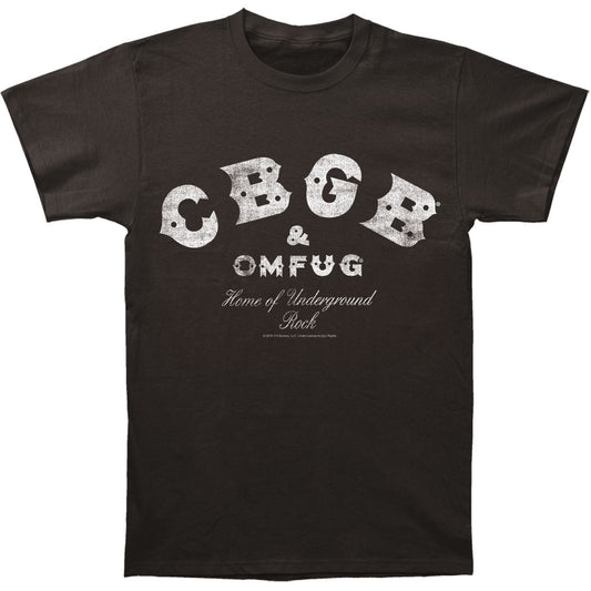 CBGB Distressed Logo Slim Fit T-shirt Front