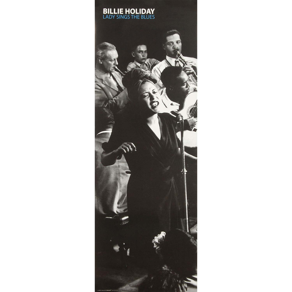Billie Holiday Lady Sings Slim Print Poster Front