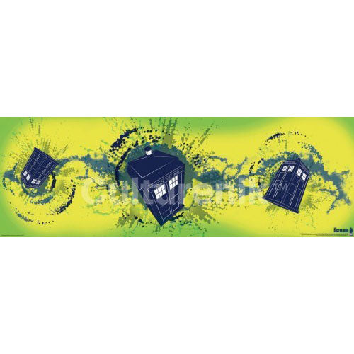 Doctor Who Tardis Taking Off Door Poster Front
