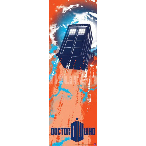 Doctor Who Tardis Taking Off Slim Print Poster Front