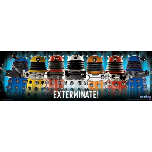 Doctor Who Exterminate Slim Print Poster Front