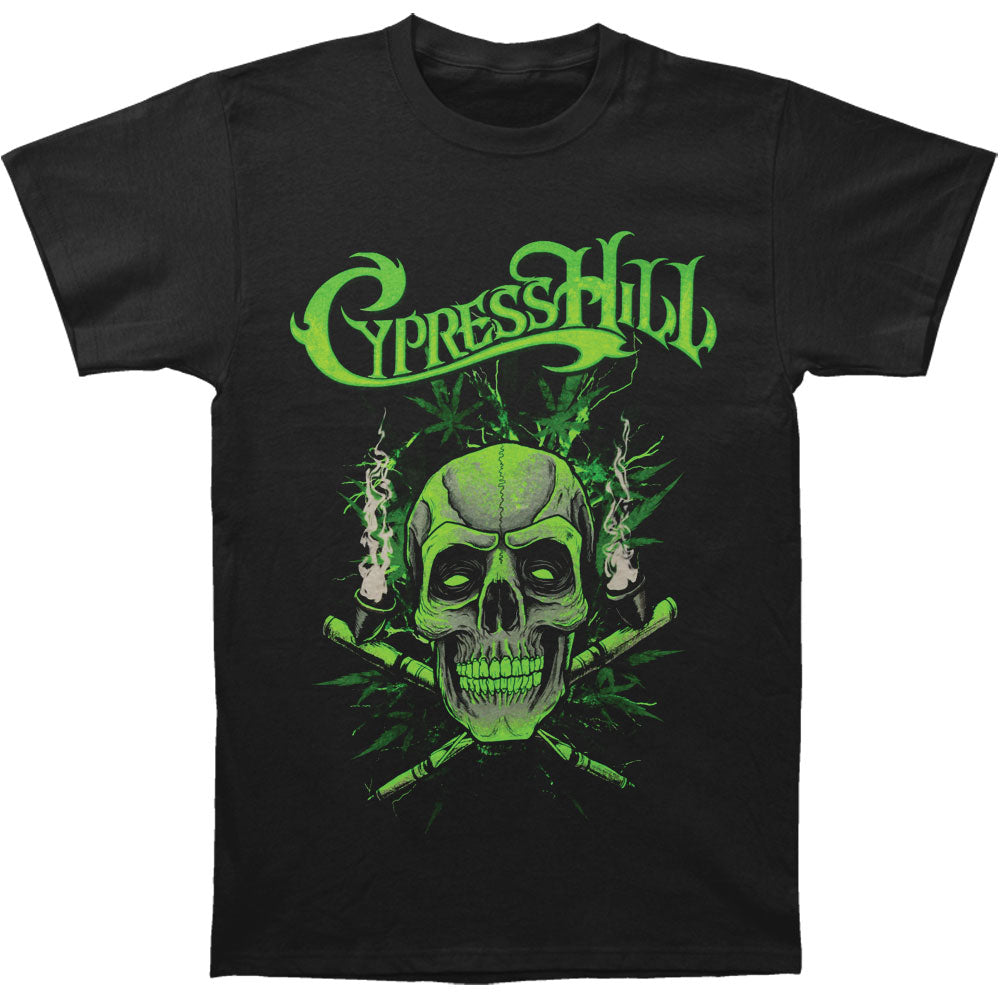 Cypress Hill Skull N Pipes T-shirt Front