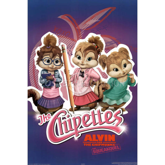 Alvin And The Chipmunks The Chipettes Domestic Poster