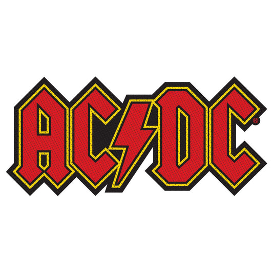 AC/DC Logo Cut-Out Woven Patch