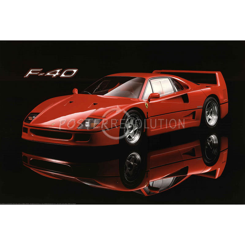 Ferrari F40 Domestic Poster