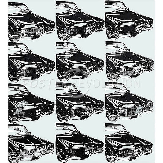 Andy Warhol Twelve Cars Domestic Poster