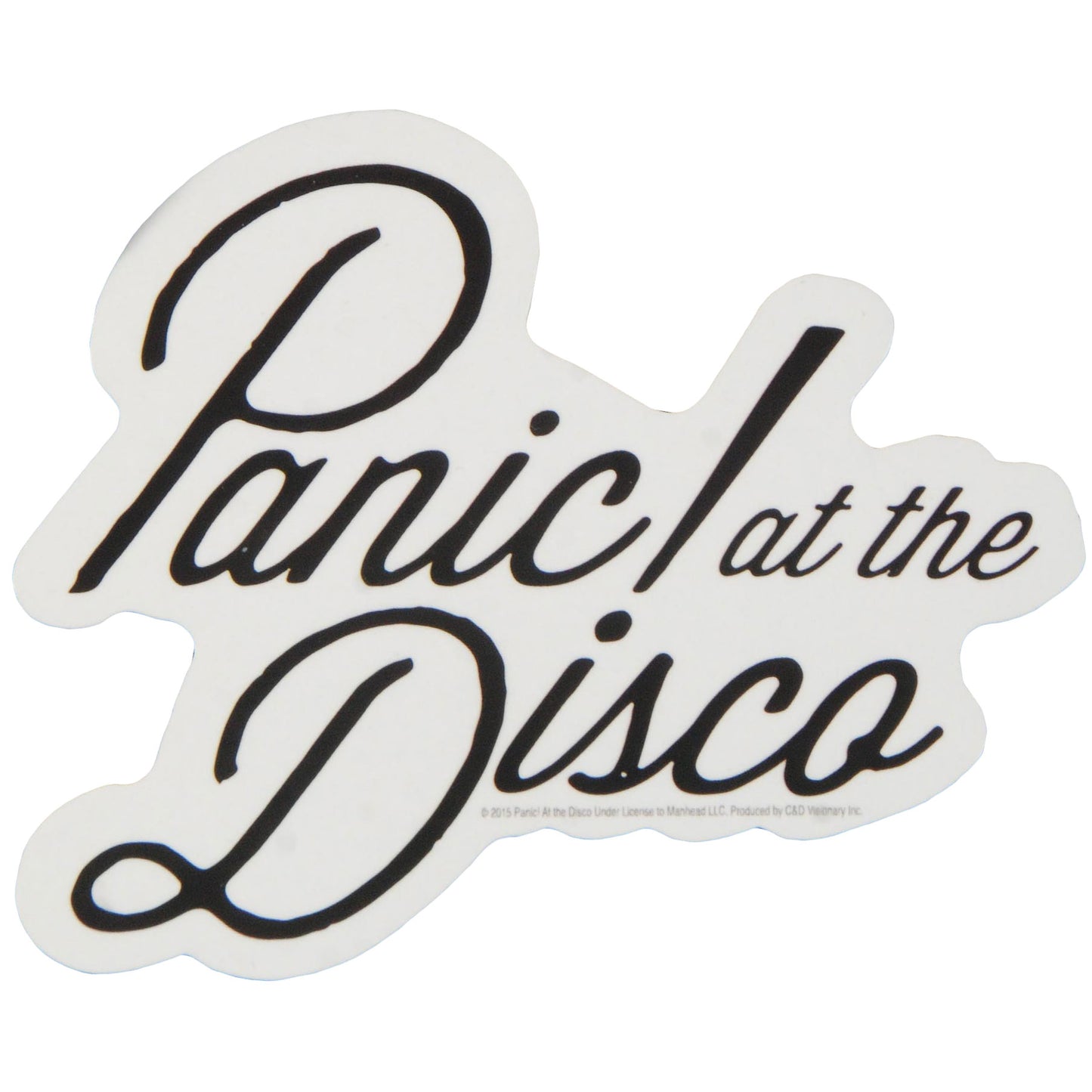 Panic! At The Disco Logo Sticker Front