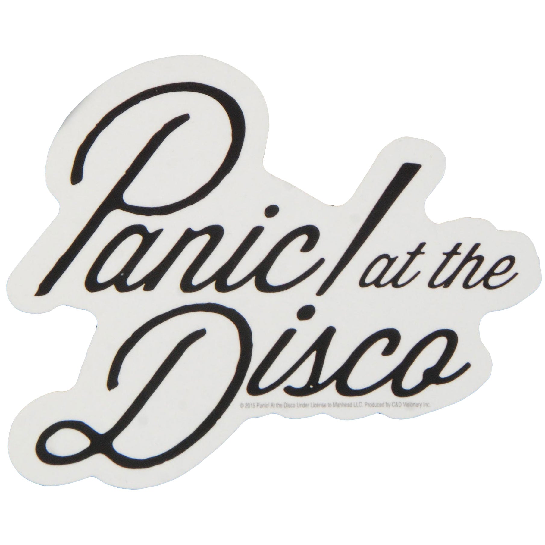 Panic! At The Disco Logo Sticker Front