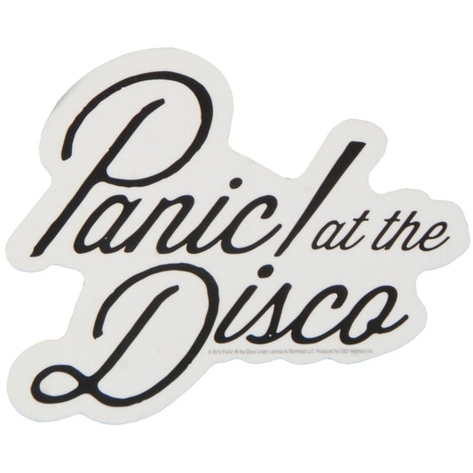 Panic! At The Disco Logo Sticker Front