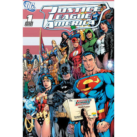 Justice League Of America Cover Domestic Poster