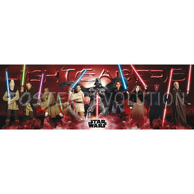 Star Wars Lightsabers Door Poster