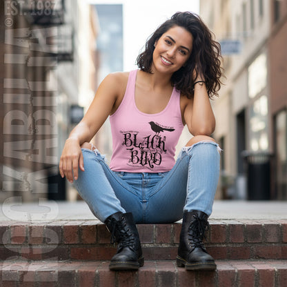 Black Bird Womens Tank